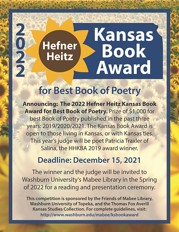 2022 Hefner Heitz Kansas Book Award
