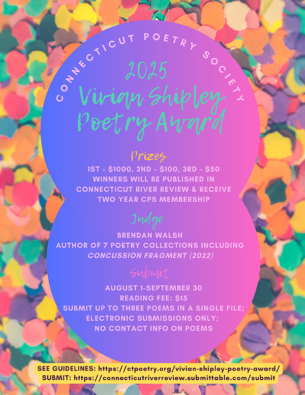 2025 Vivian Shipley Poetry Award
