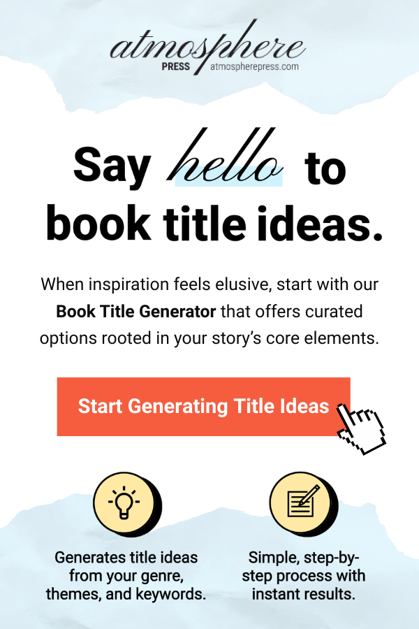 Say hello to book title ideas