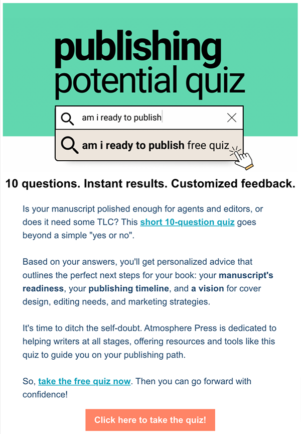 Atmosphere Press Publishing Potential Quiz