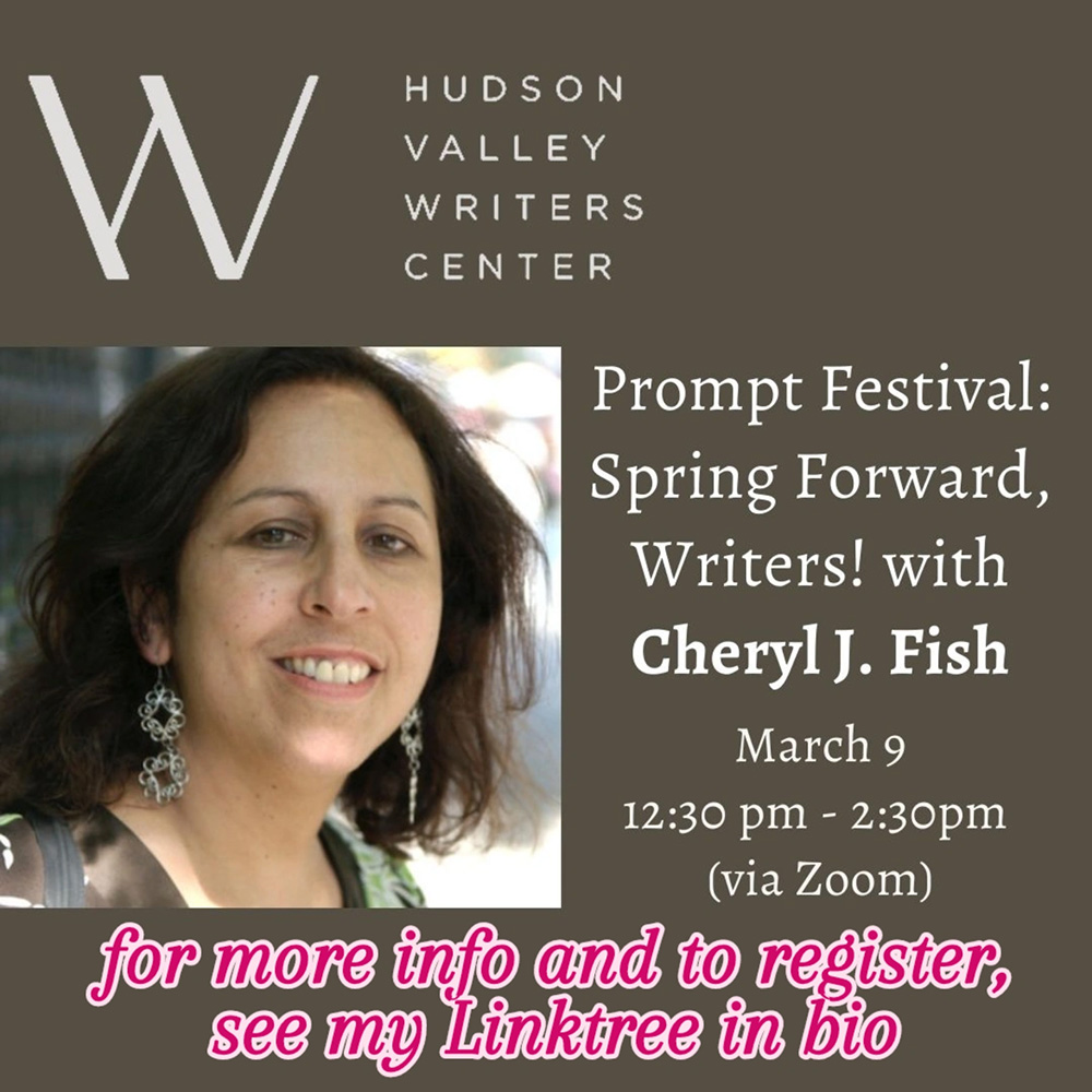 Spring Forward, Writers with Cheryl Fish