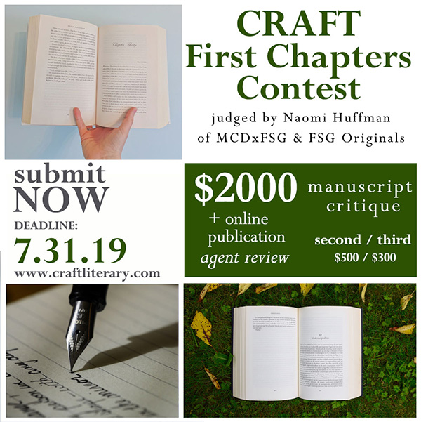 CRAFT First Chapters Contest