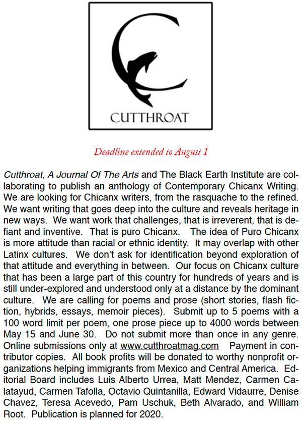 Cutthroat, A Journal Of The Arts