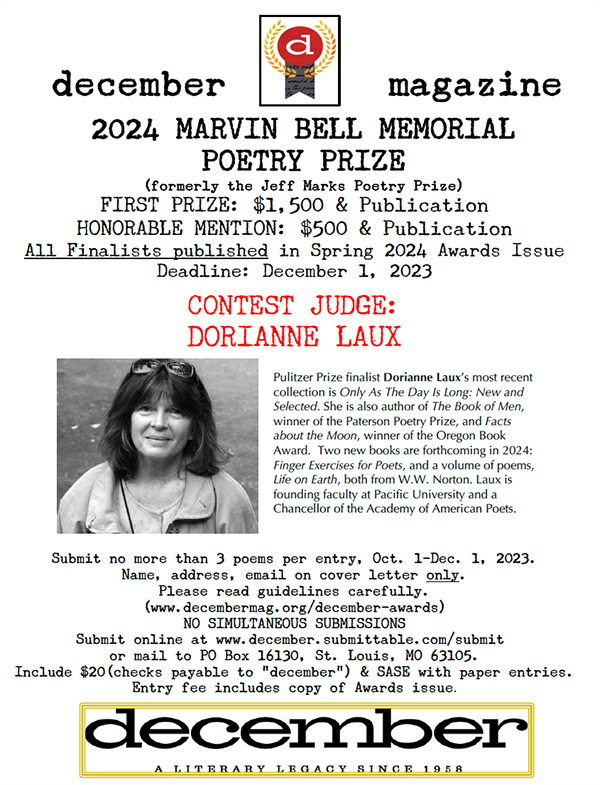 Marvin Bell Memorial Poetry Prize