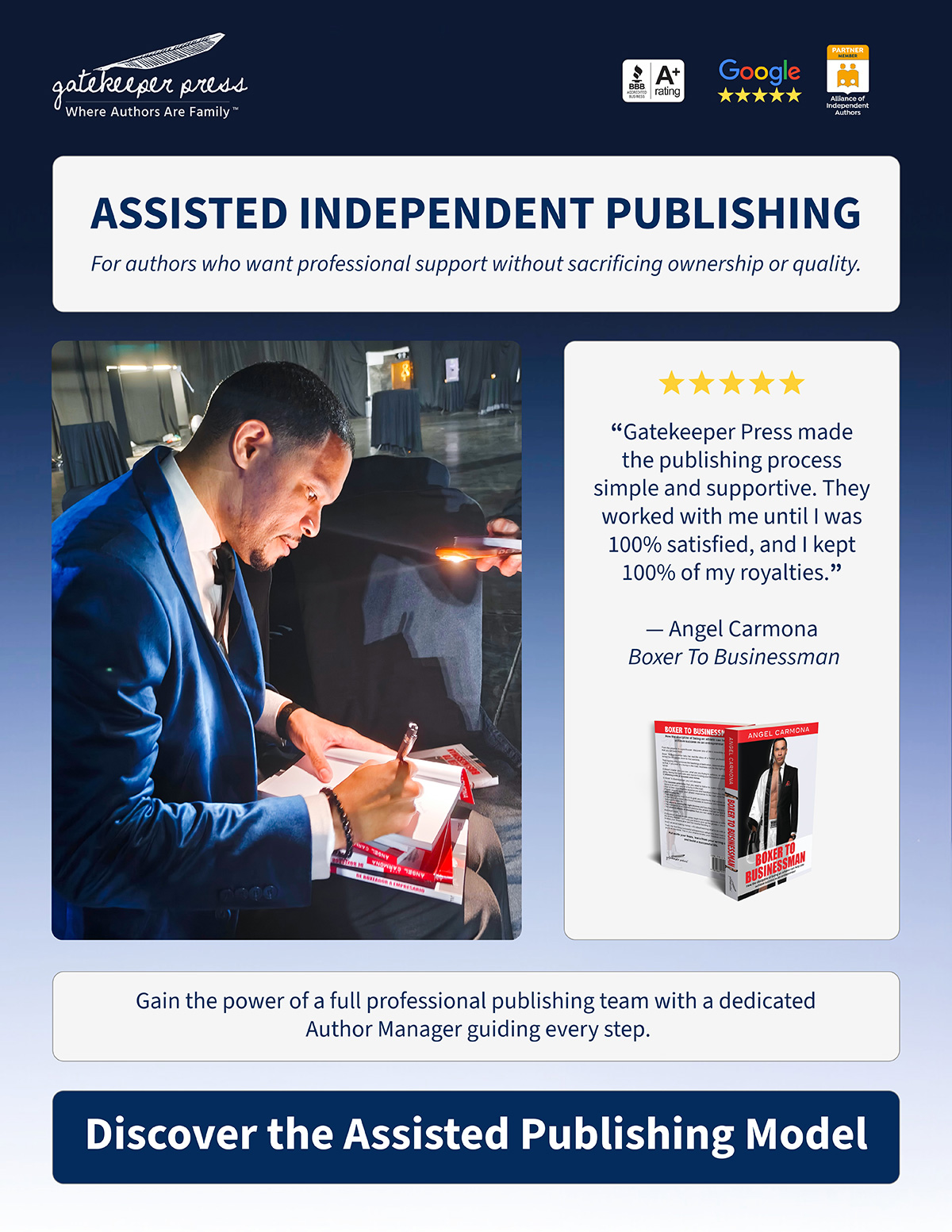 Get your dream book published at Gatekeeper Press