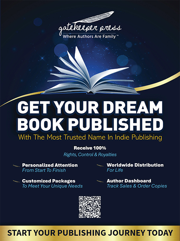 Get your dream book published at Gatekeeper Press