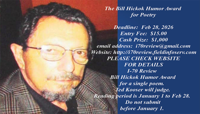 The Bill Hickok Humor Award for Poetry
