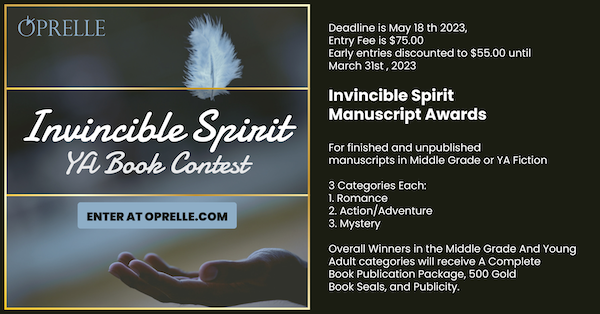 Invincible Spirit YA Book Contest sponsored by Oprelle