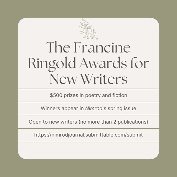 Francine Ringold Awards for New Writers