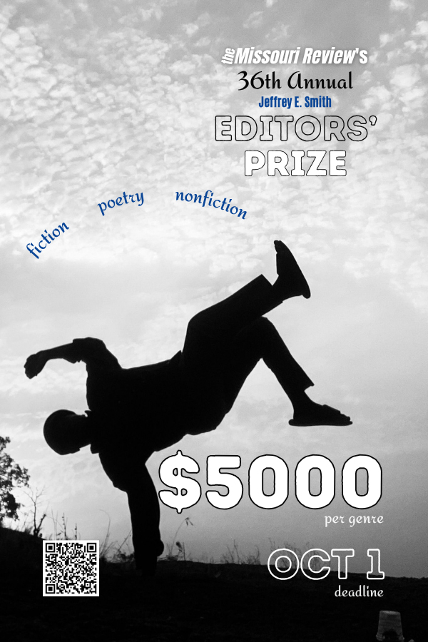 The Missouri Review's Jeffrey E. Smith Editors' Prize