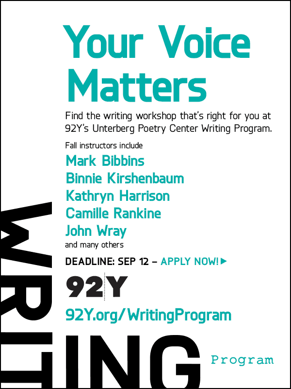 92Y's Unterberg Poetry Center Writing Program