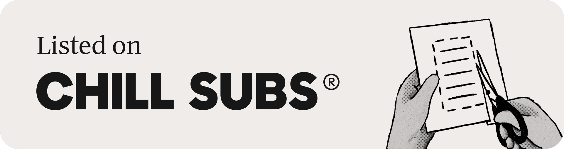 Listed on Chill Subs