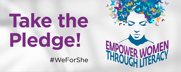 Take the Pledge! Empower Women Through Literacy