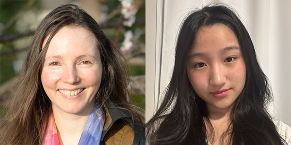 Emily Davis-Fletcher and Qiaorui (Sherry) Zhang, winners of our 23rd annual Tom Howard/Margaret Reid Poetry Contest Emily Davis-Fletcher and Qiaorui (Sherry) Zhang, winners of our 23rd annual Tom Howard/Margaret Reid Poetry Contest