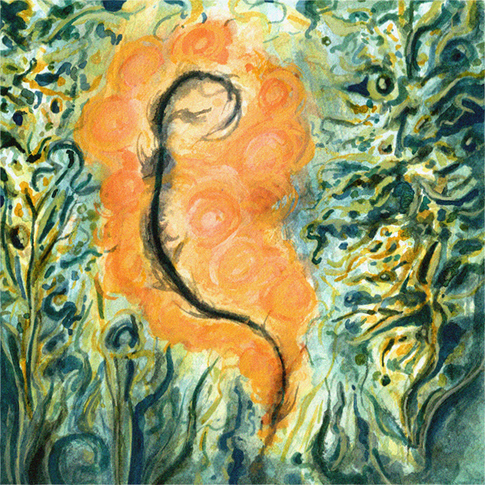 Illustration for The Burnable Seas by Rowan Fridley
