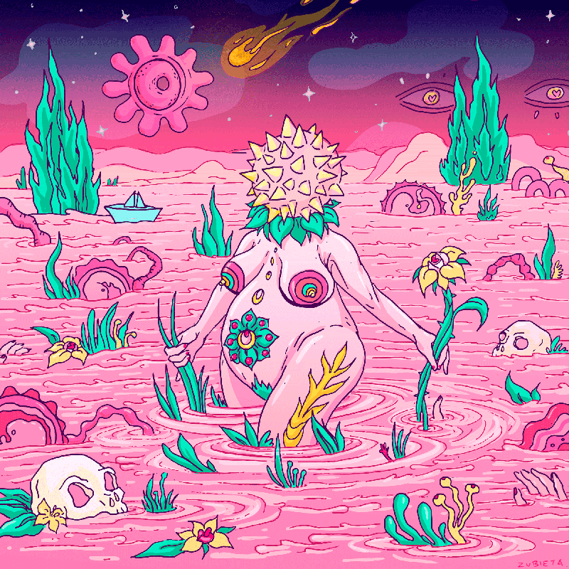 LSD illustration by Marta Zubieta
