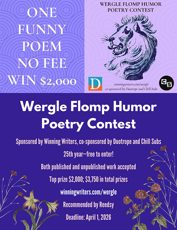 Wergle Flomp Humor Poetry Contest (no fee)
