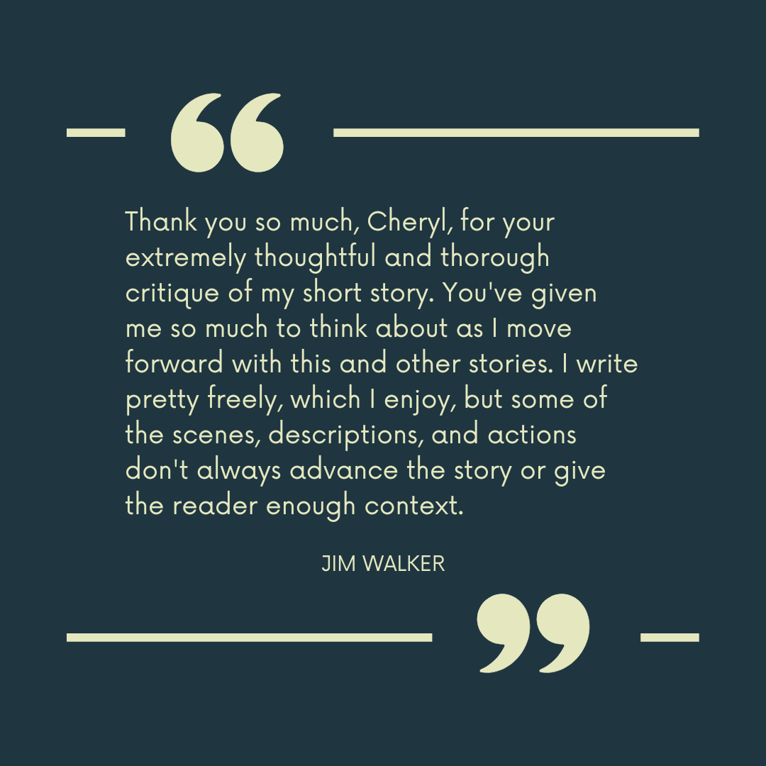 Critique testimonial from Jim Walker